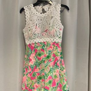 Lilly Pulitzer Like New Lace Romper